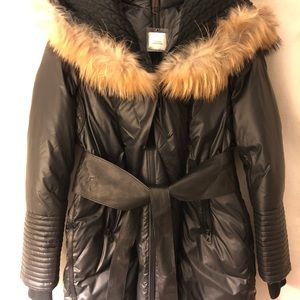 Rudsak Sophie Down Coat with Fur Trim Hood